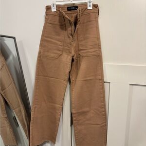 Just Black High Rise Women's Jeans - Brown